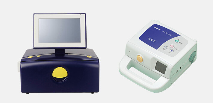 ヴァンティブ。おうちでできる透析～腹膜透析の仕組み～のブースで使用する機器の写真